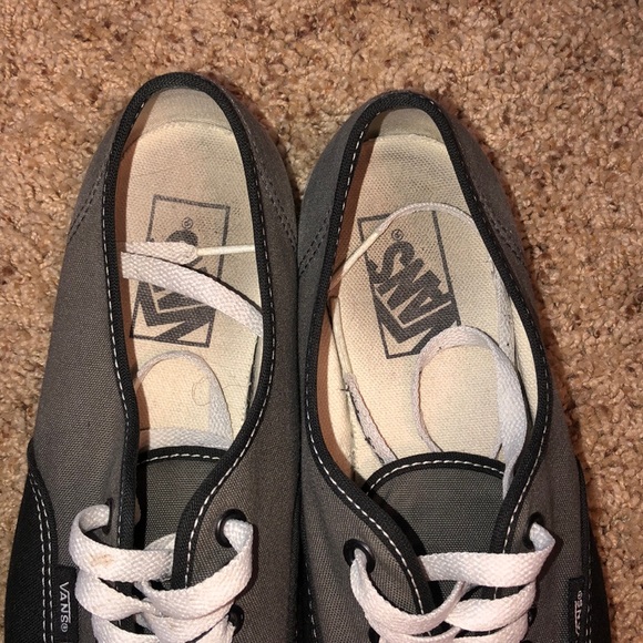 Black/Grey Vans - Picture 3 of 4